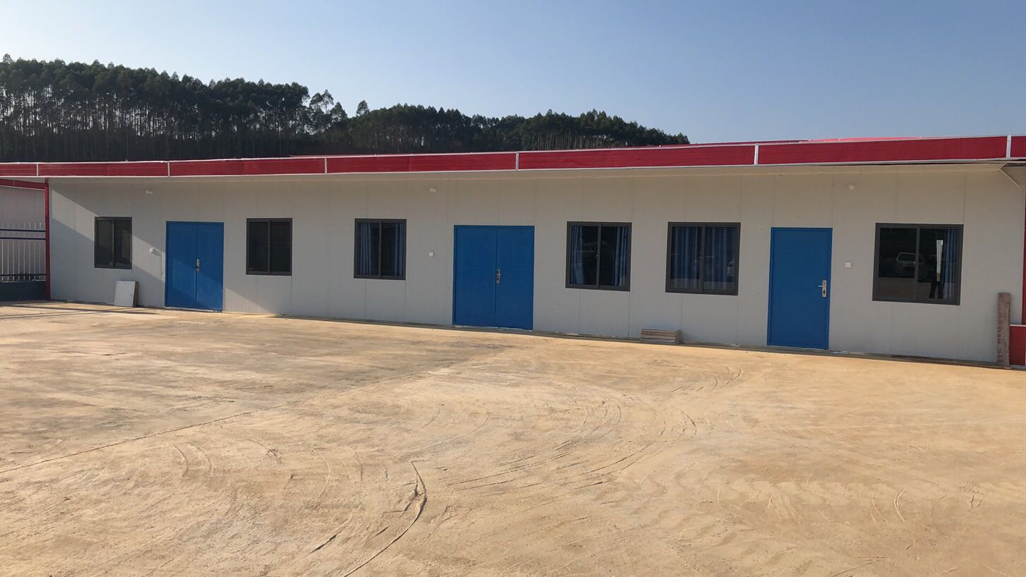 巴平四分部活动板房项目顺利完工